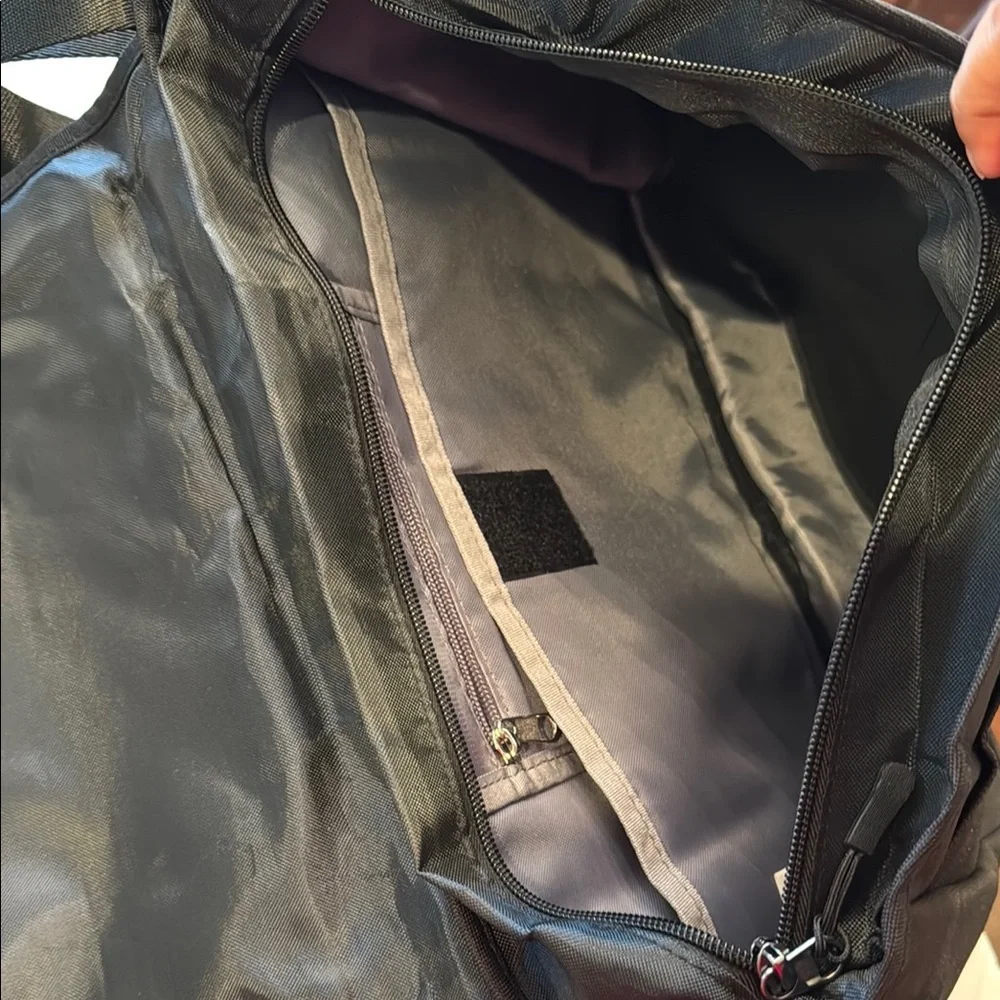 Loiee New No tag Black Laptop Bag with Adjustable Strap and Sleek Design